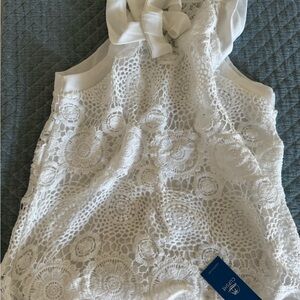 Cupshe White Lace Halter Top